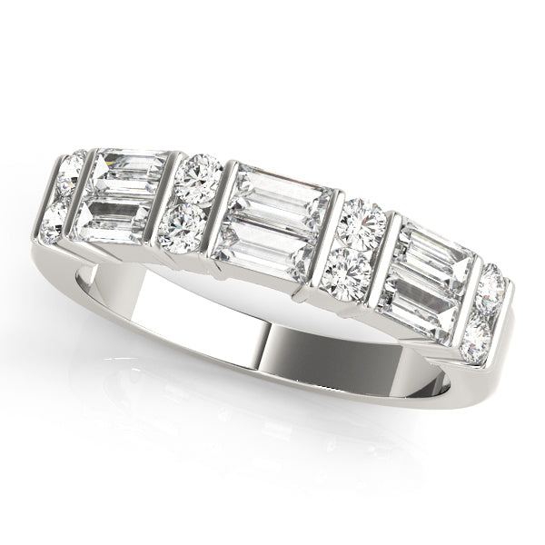 Baguette Fancy Shape Diamond Wedding Band · 1.04 ct tw