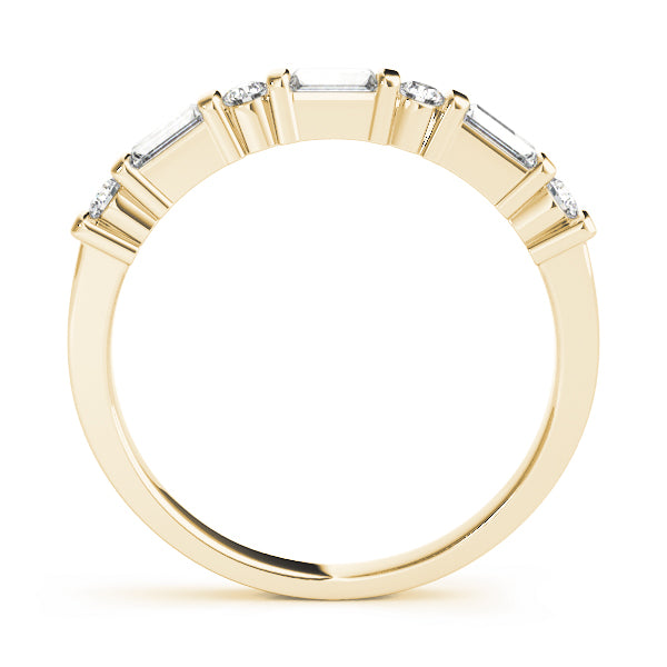 Baguette Fancy Shape Diamond Wedding Band · 0.46 ct tw