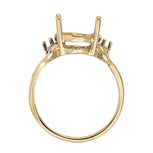 Oval Gemstone Fashion Ring · 0.03 ct tw