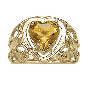Heart Gemstone Fashion Ring
