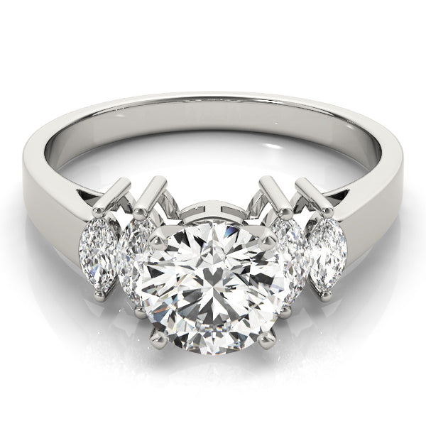 Marquise Fancy Shape Diamond Engagement Ring · 0.44 ct tw