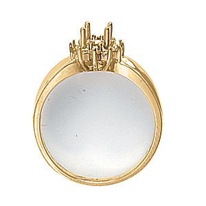 Oval Gemstone Fashion Ring · 0.18 ct tw