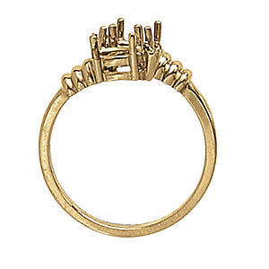 Oval Gemstone Fashion Ring · 0.02 ct tw