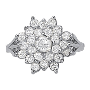 Diamond Cluster Fashion Ring · 1.07 ct tw