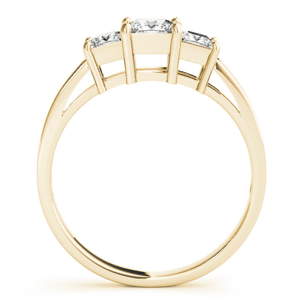 Square Three-Stone Princess Diamond Engagement Ring · 0.73 ct tw
