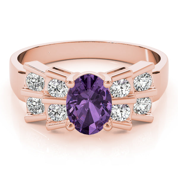 Oval Gemstone Fashion Ring · 0.40 ct tw