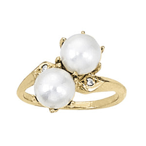 Pearl Gemstone Fashion Ring · 0.01 ct tw