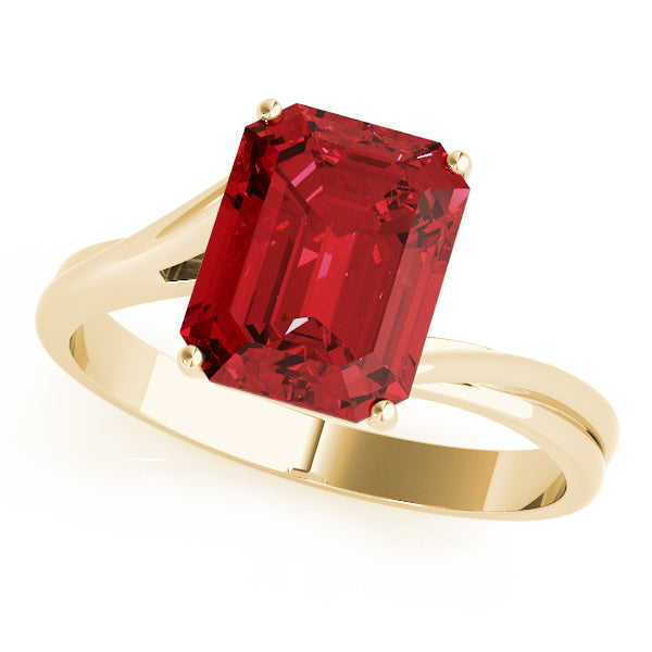 Emerald Gemstone Engagement Ring