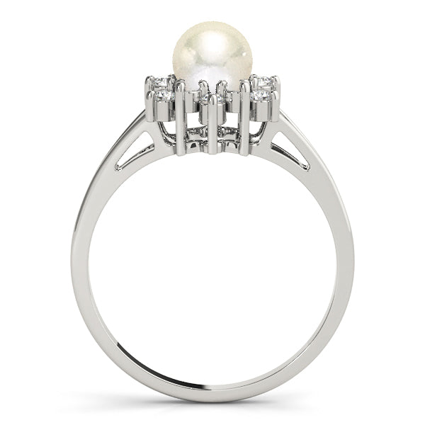 Pearl Gemstone Fashion Ring · 0.24 ct tw