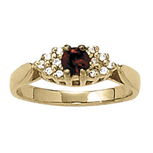 Round Gemstone Fashion Ring · 0.24 ct tw