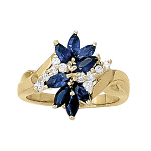 Marquise Gemstone Fashion Ring · 0.20 ct tw