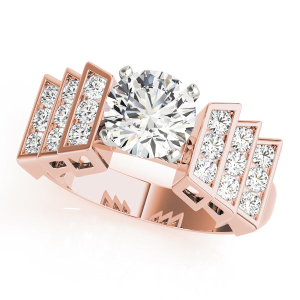 Multi-Row Diamond Engagement Ring · 0.36 ct tw