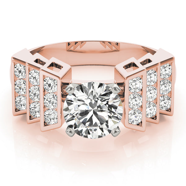 Multi-Row Diamond Engagement Ring · 0.36 ct tw