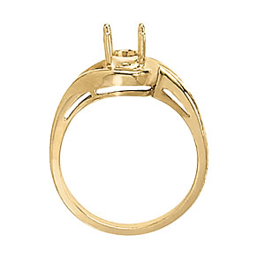 Oval Gemstone Fashion Ring · 0.07 ct tw