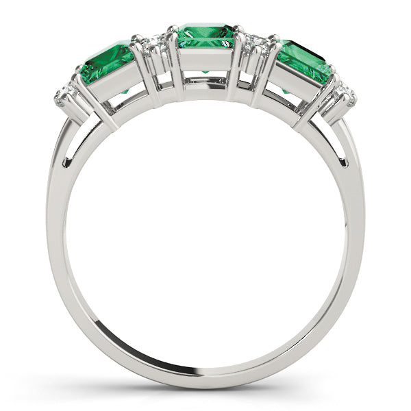 Square Princess & Cushion Gemstone Fashion Ring · 0.24 ct tw