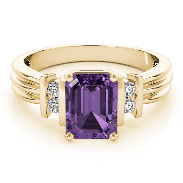 Emerald Gemstone Engagement Ring · 0.10 ct tw
