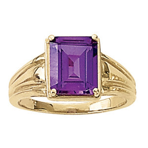 Emerald Gemstone Fashion Ring