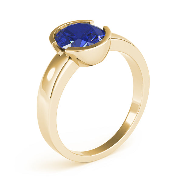 Oval Gemstone Fashion Ring