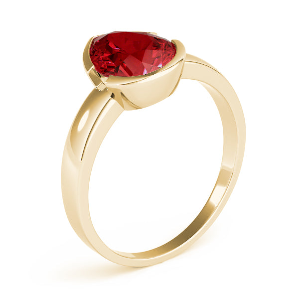 Pear Gemstone Fashion Ring