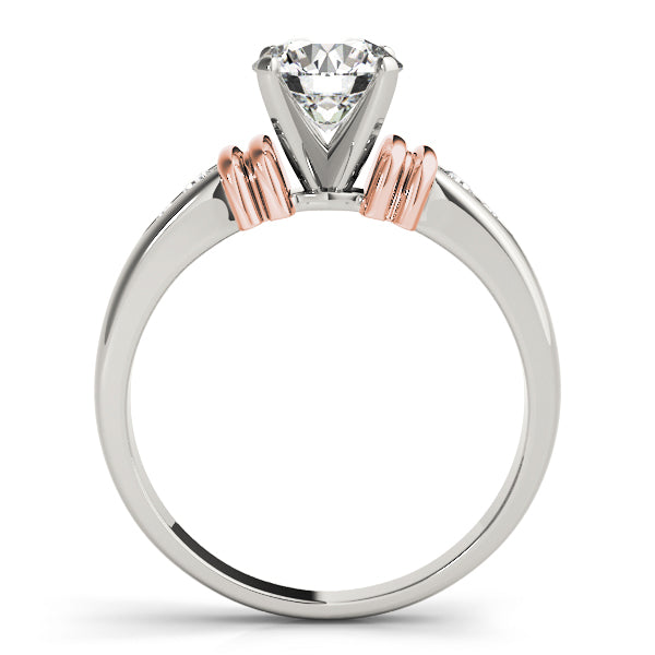 Single Row Channel Set Diamond Engagement Ring · 0.10 ct tw