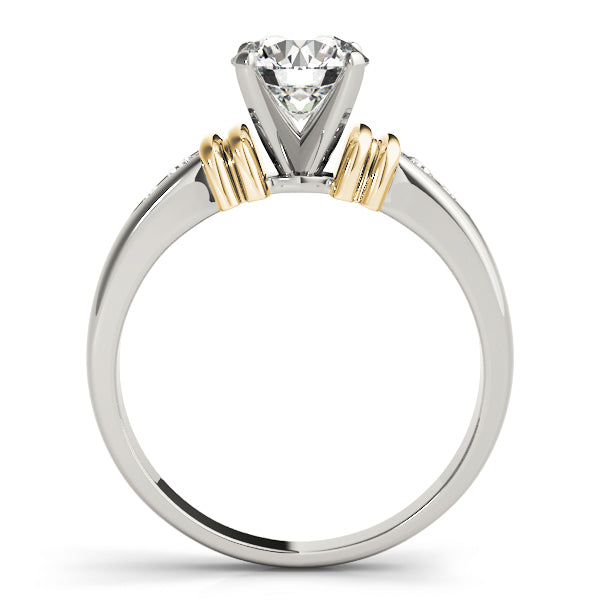Single Row Channel Set Diamond Engagement Ring · 0.10 ct tw