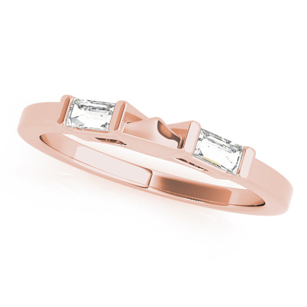 Baguette Fancy Shape Diamond Wedding Band · 0.24 ct tw
