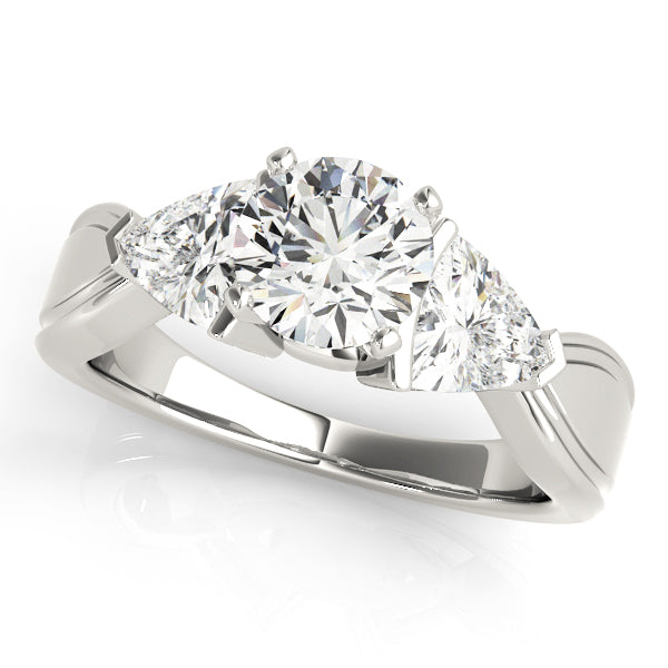 Trillion Three-Stone Diamond Engagement Ring · 0.50 ct tw