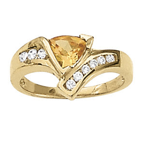 Trillion Gemstone Fashion Ring · 0.27 ct tw