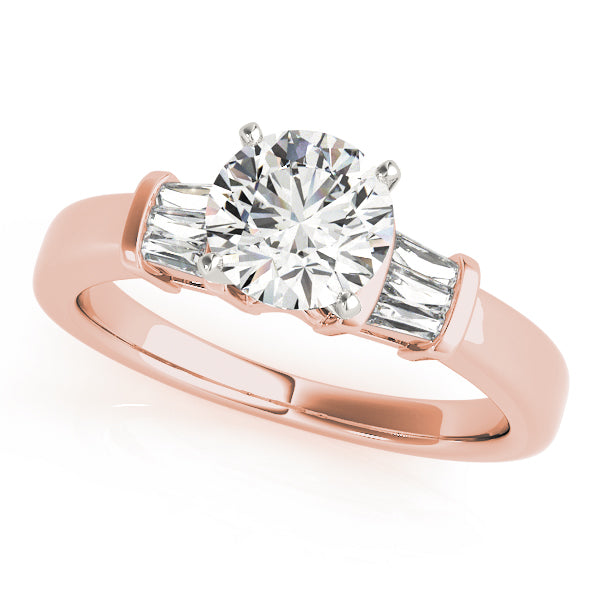 Baguette Fancy Shape Diamond Engagement Ring · 0.18 ct tw