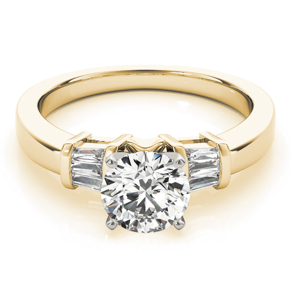 Baguette Fancy Shape Diamond Engagement Ring · 0.18 ct tw