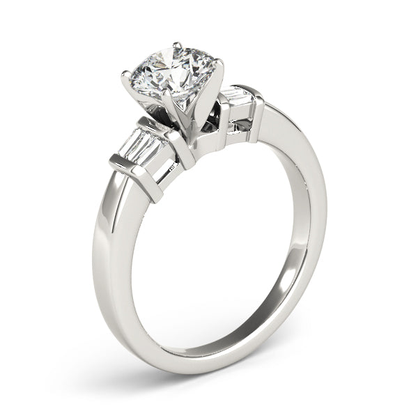 Baguette Fancy Shape Diamond Engagement Ring · 0.18 ct tw
