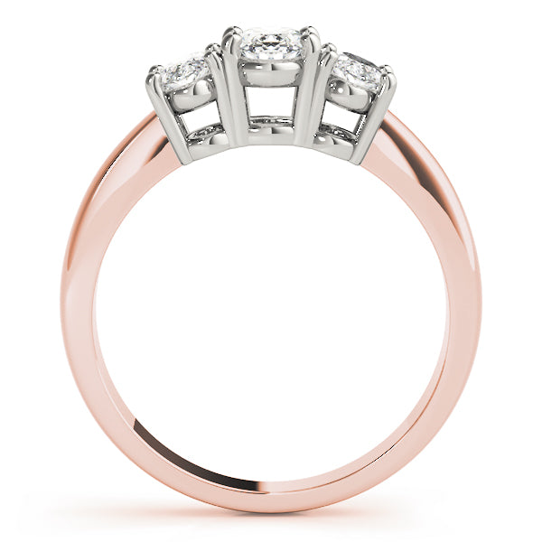 Oval Three-Stone Diamond Engagement Ring · 1.71 ct tw