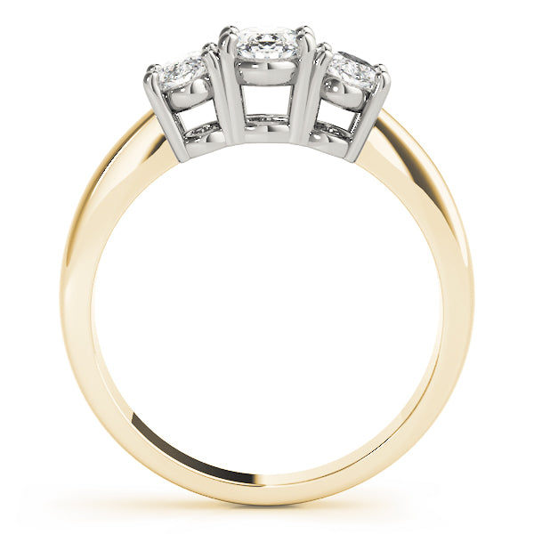 Oval Three-Stone Diamond Engagement Ring · 1.71 ct tw