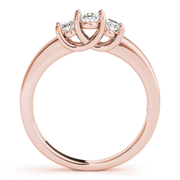 Oval Three-Stone Diamond Engagement Ring · 1.71 ct tw