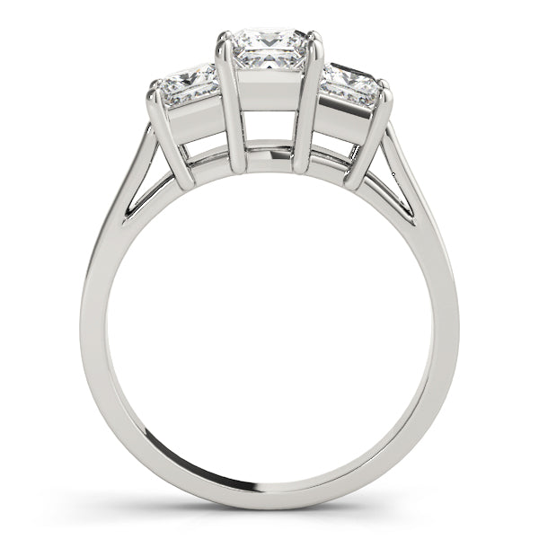 Square Three-Stone Princess Diamond Engagement Ring · 0.81 ct tw
