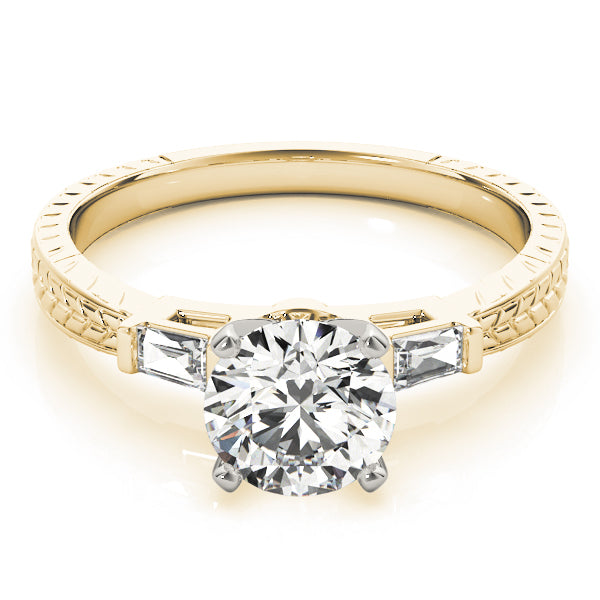 Baguette Three-Stone Diamond Engagement Ring · 0.14 ct tw