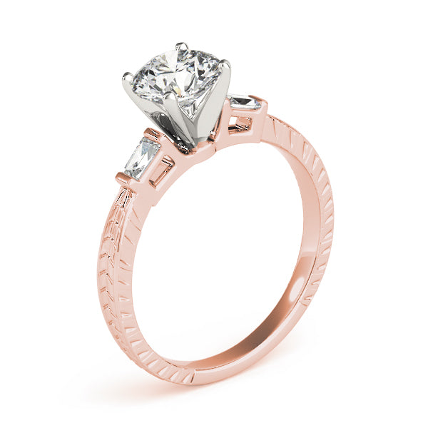 Baguette Three-Stone Diamond Engagement Ring · 0.14 ct tw