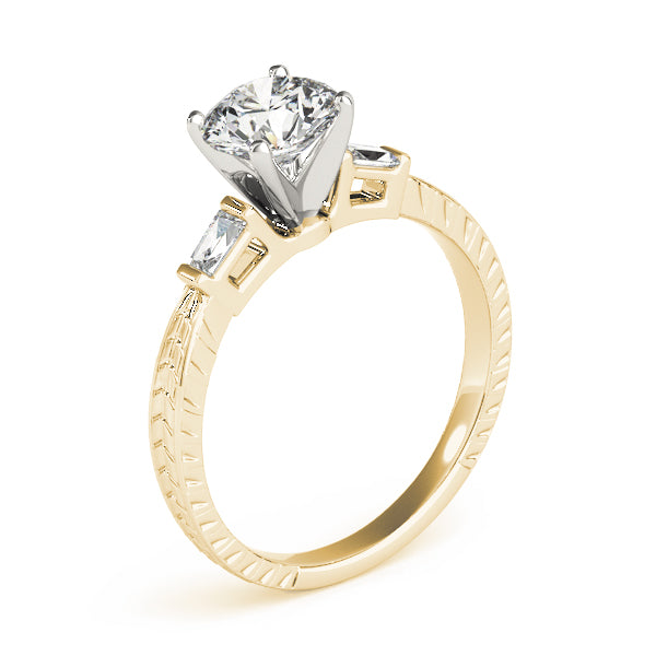 Baguette Three-Stone Diamond Engagement Ring · 0.14 ct tw