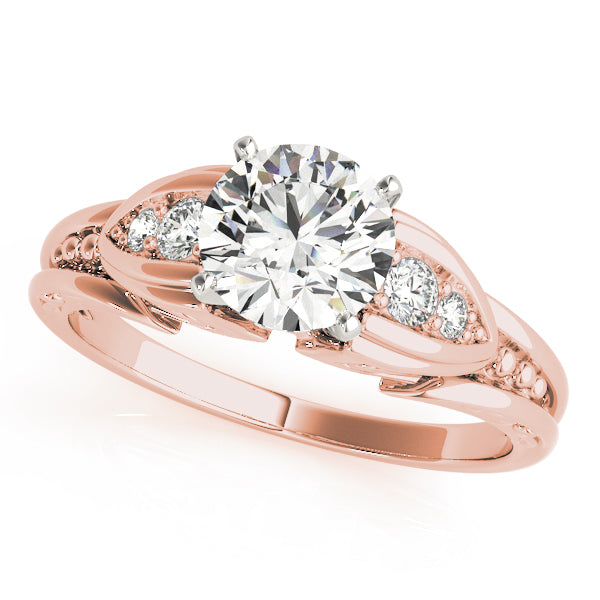 Single Row Prong Set Diamond Engagement Ring · 0.10 ct tw