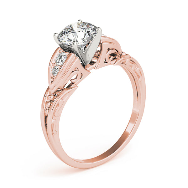 Single Row Prong Set Diamond Engagement Ring · 0.10 ct tw