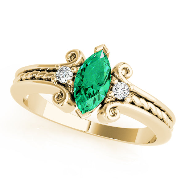 Marquise Gemstone Fashion Ring · 0.06 ct tw