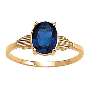 Oval Gemstone Fashion Ring