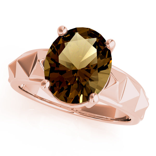 Oval Gemstone Fashion Ring