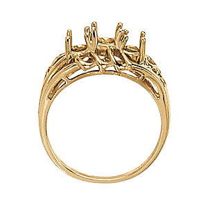 Oval Gemstone Fashion Ring