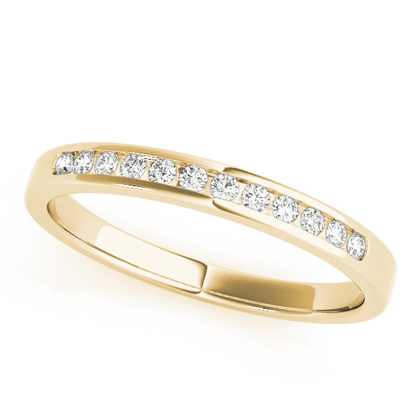 Channel Set Diamond Wedding Band · 0.12 ct tw