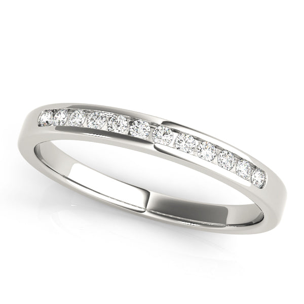 Channel Set Diamond Wedding Band · 0.12 ct tw