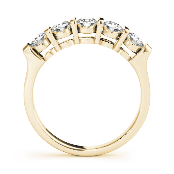 Bar Set Diamond Wedding Band · 0.75 ct tw