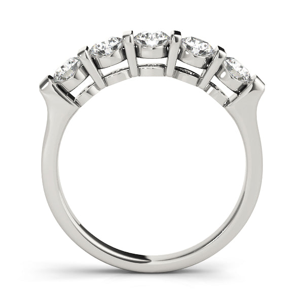 Bar Set Diamond Wedding Band · 0.75 ct tw