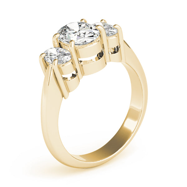 Oval Three-Stone Diamond Engagement Ring · 2.50 ct tw
