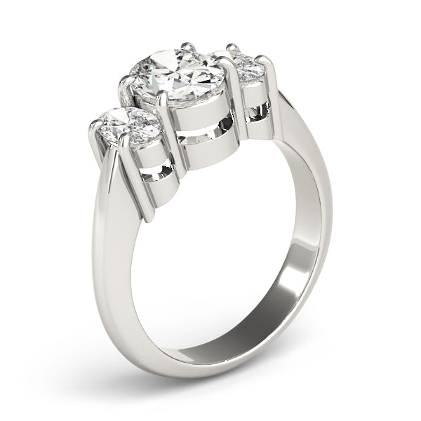 Oval Three-Stone Diamond Engagement Ring · 2.50 ct tw